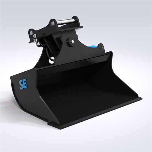 S60 Hyd Grading bucket 750L 1600mm,horizontal cylinders